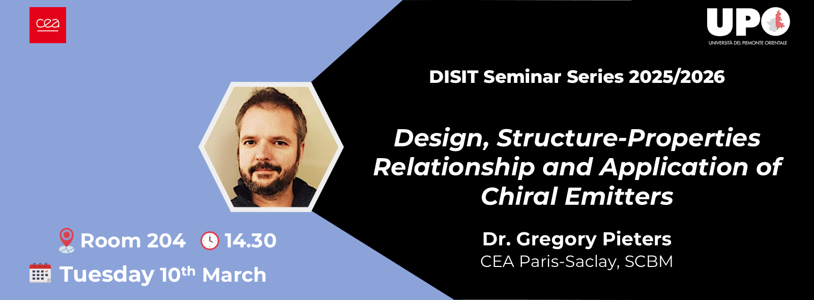 DISIT Seminar Series - 10.03.26 ore 14:30 Aula 204