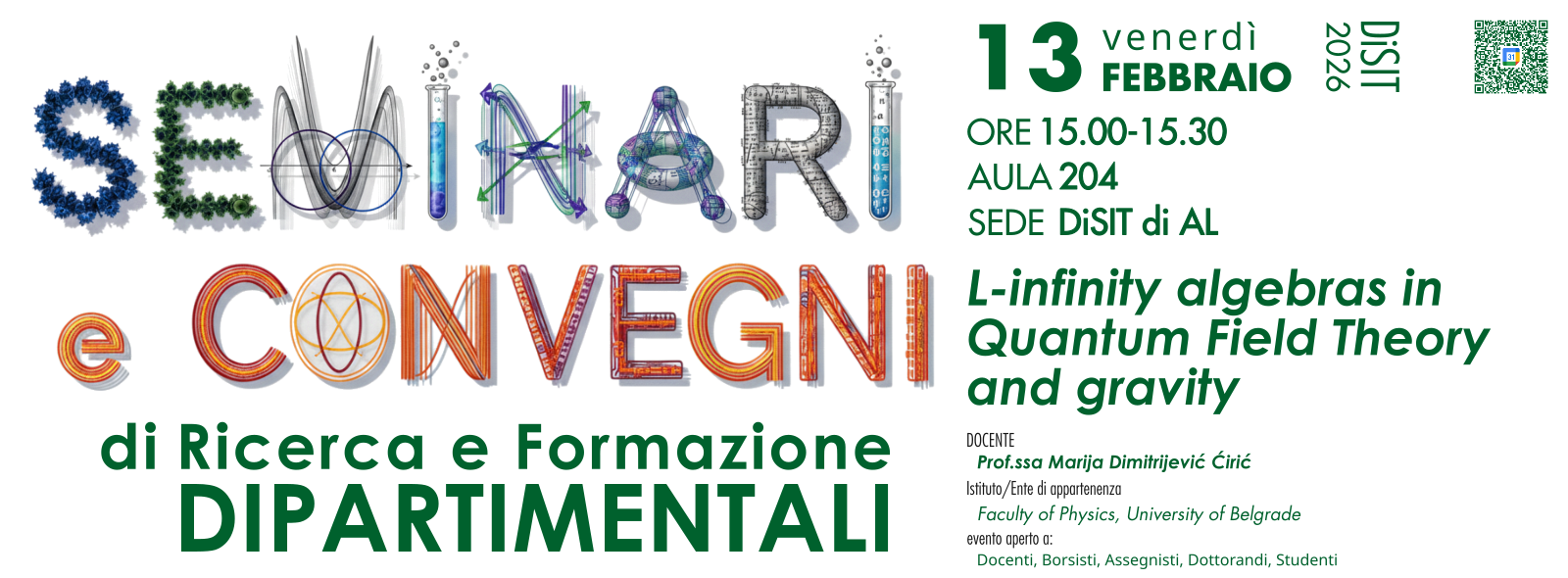 SEMINARIO DiSIT 13.03.2026 ore 15.00 AULA 204