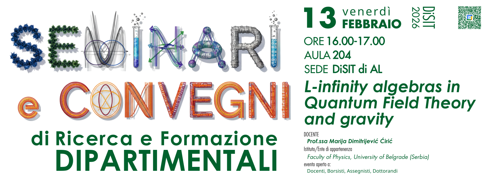 SEMINARIO DiSIT 13.03.2026 ore 16.00 AULA 204